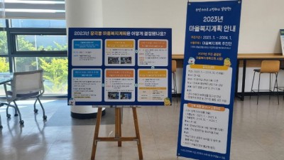 장곡동 마을복지계획 추진단,「2023년도 마을복지계획」 수립 완료